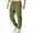 Army Green, variant on Holiday Deals! Ohufall Mens Pants Clearance Sale! Men Fashion Solid Casual Elastic Waist Pocket Trousers Sport Pants