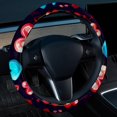 thumbnail image 2 of Electrocardiogram Steering Wheel Cover 14.5 Inch Printing PVC Leather Auto Accessories Car Wheel Covers Steering Wheel Covers, 2 of 6