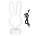 thumbnail image 1 of FRCOLOR Neon Light Easter Bunny Neon Light Creative LED Table Light Unique Party Night Lamp,11.02"X4.53"X3.94", 1 of 5