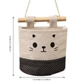 thumbnail image 3 of DJN jusqu'à 30 % de Réduction sur le Rangement Textile Maison Coton Toile Dessin Animé Chat Mignon Tissu Sac de Rangement Mural Simple Sac de Rangement derrière la Porte Sac Suspendu Simple Coton Taille Unique, 3 of 9
