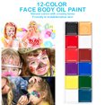 thumbnail image 3 of 20 PCs Face Paint Kit Body Paint With 12 Colors, 3 of 8