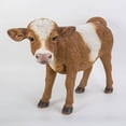 thumbnail image 2 of Garden Decor Animal Statue Brown Standing Cow Statue, 2 of 5