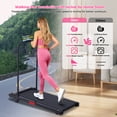 thumbnail image 4 of Walking Pad Treadmill with Handle Bar & Incline,3.0HP Compact Portable Treadmills for Home, Electric Walking Pads with Handles,0.6-7.6mph,350lbs, 4 of 10