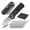Black, variant on Grusce Folding Utility Knife, Quick Change Box Cutter with Rail Lock with 10 Blades for Home Office Factory