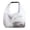 White, variant on Clear Toiletry Bag, Water resistant Large Size Travel Organizer, Airport Airline Travel Essential Carry On Makeup Cosmetic Bags