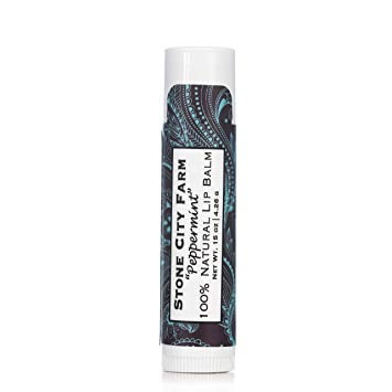 Stone City Farm's 100% Moisturizing Lip Balm in Peppermint