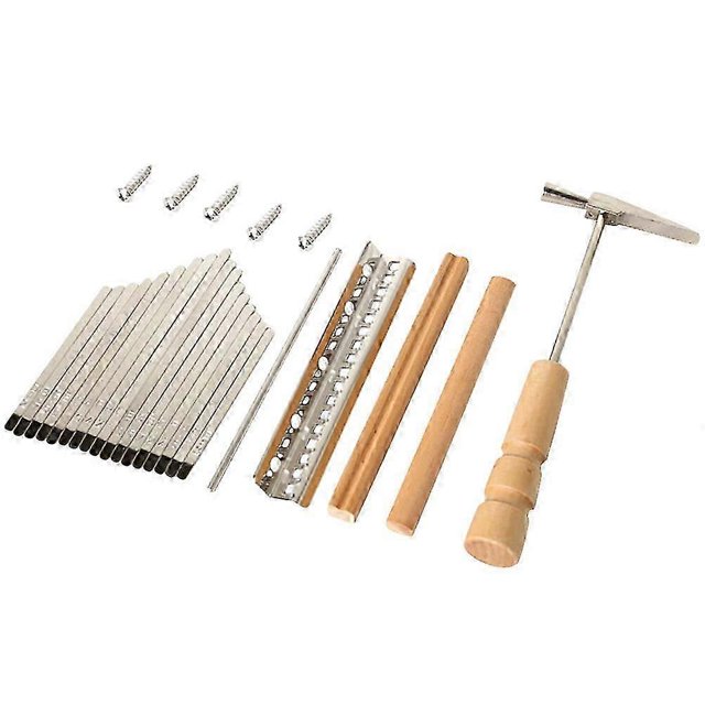 1 Set Kalimba 17 Keys Replacement Kit Thumb Piano Diy Accessories Set Kalimba Parts