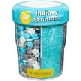 thumbnail image 4 of Wilton 6-Cell Dessert Sprinkles Mix of Sugar, Jimmies and Nonpareils, Silver, Blue & White, 6.77 oz., 4 of 7