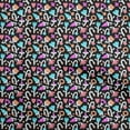 thumbnail image 1 of oneOone Cotton Flex Black Fabric Kids Floral Diy Clothing Quilting Fabric Print Fabric By Yard 40 Inch Wide, 1 of 4