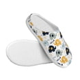 thumbnail image 3 of Xecao Cute Elephant Print Cotton Slippers Fuzzy Warm Cozy Slippers Non Slip House Slippers For Indoor Outdoor Cotton Slippers House Slippers-37/38, 3 of 7