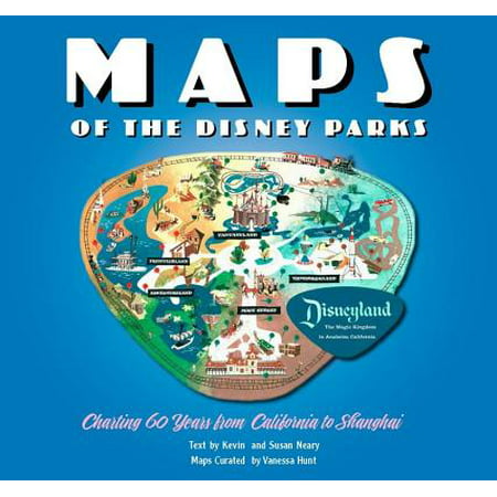 Maps of the Disney Parks : Charting 60 Years from California to