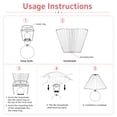 thumbnail image 2 of VOLIVO Ceramic Table Lamp, 3 Color Temperatures & 10 Dimmable, Bedside Lamp with USB Power for Bedroom, Living Room, 2 of 7