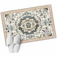thumbnail image 6 of Farmhouse Boho Bathroom Rug Washable 2x3 Entryway Rug Non Slip Vintage Farmhouse Bohemia Pattern Art Front Door Mat Low Pile Indoor Doormat Throw Floor Carpet for Kitchen Bedroom Entrance, 6 of 8
