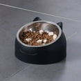 thumbnail image 3 of Bol en Acier Inoxydable pour Chat Aliment de Base pour Chiot Aliment pour Chat Mangeoire d'Eau Potable, 3 of 8