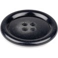 thumbnail image 2 of Mibo 5pcs Urea Coat Buttons with Rim - 4 Hole - 54L(34mm) - Charcoal Blend, 2 of 2