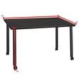 thumbnail image 3 of Regency Kee 66 x 24 in. Mobile Desk with Storage- Ash Grey Top, Black Legs, 3 of 7