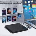 thumbnail image 4 of External DVD Drive USB 3.0 Type C USB C Portable DVD Player External CD-RW Drive Burner Reader for Laptops Desktop PC, 4 of 8