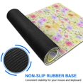 thumbnail image 6 of Long Mouse Pads for Desk,Pioneer Flower Floral Print Pattern Desk Mats on Top Of Desks, Desk Mouse Pad Extra Large with 3mm Non-Slip Base and Stitched Edge for Gaming,Office,Work,Home 47.3"x23.6", 6 of 6