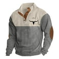 thumbnail image 3 of Chandail Sans Capuche pour Hommes pour un Confort Quotidien et Style Mode Urbaine, Manches Longues, Col Rond, pour Printemps Automne Hiver, 3 of 3