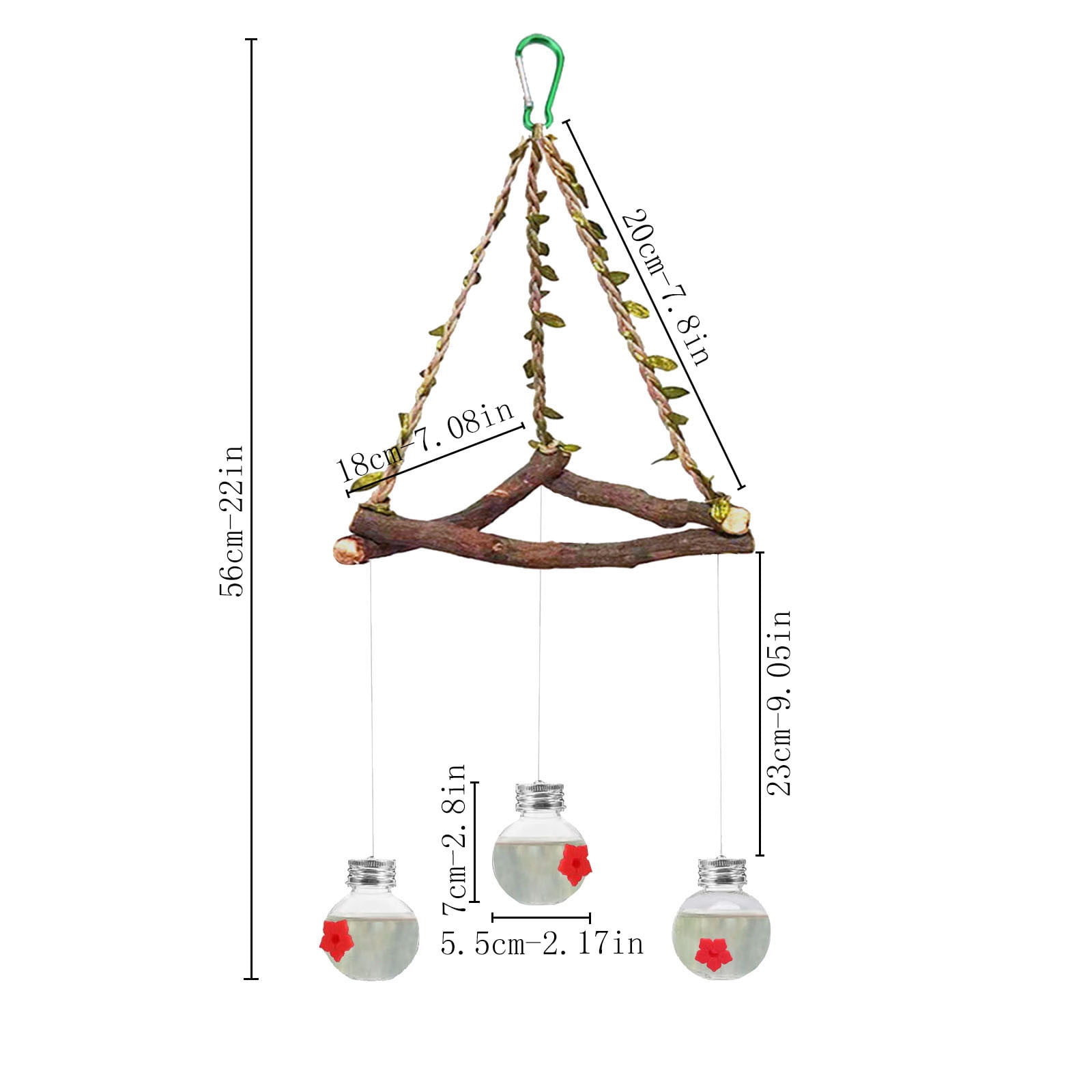 CSSAD Bird Feeder, 2024 Outdoor Ferris Wheel Feeder Standing Ferris Wheel Rotating Outdoor Garden Decorative