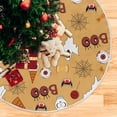 thumbnail image 5 of FMSHPON Halloween Apparition Xmas Christmas Tree Skirt Stand Mat for Holiday Party Decoration Indoor Outdoor 36 inches, 5 of 6