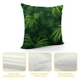 thumbnail image 4 of COMIO Green Plants Throw Pillow Covers Tropical Leaf Pillow Covers Summer Palm Tree Leaf Outdoor Decorative Cushion Cover with for Sofa Bed Couch Car Living Room Decor, 4 of 5