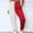 White, variant on lulshou Women's Pants Women Casual Patchwork Trousers High Waist Drawstring with Multi-Pockets Corset Long Pants Work Pants