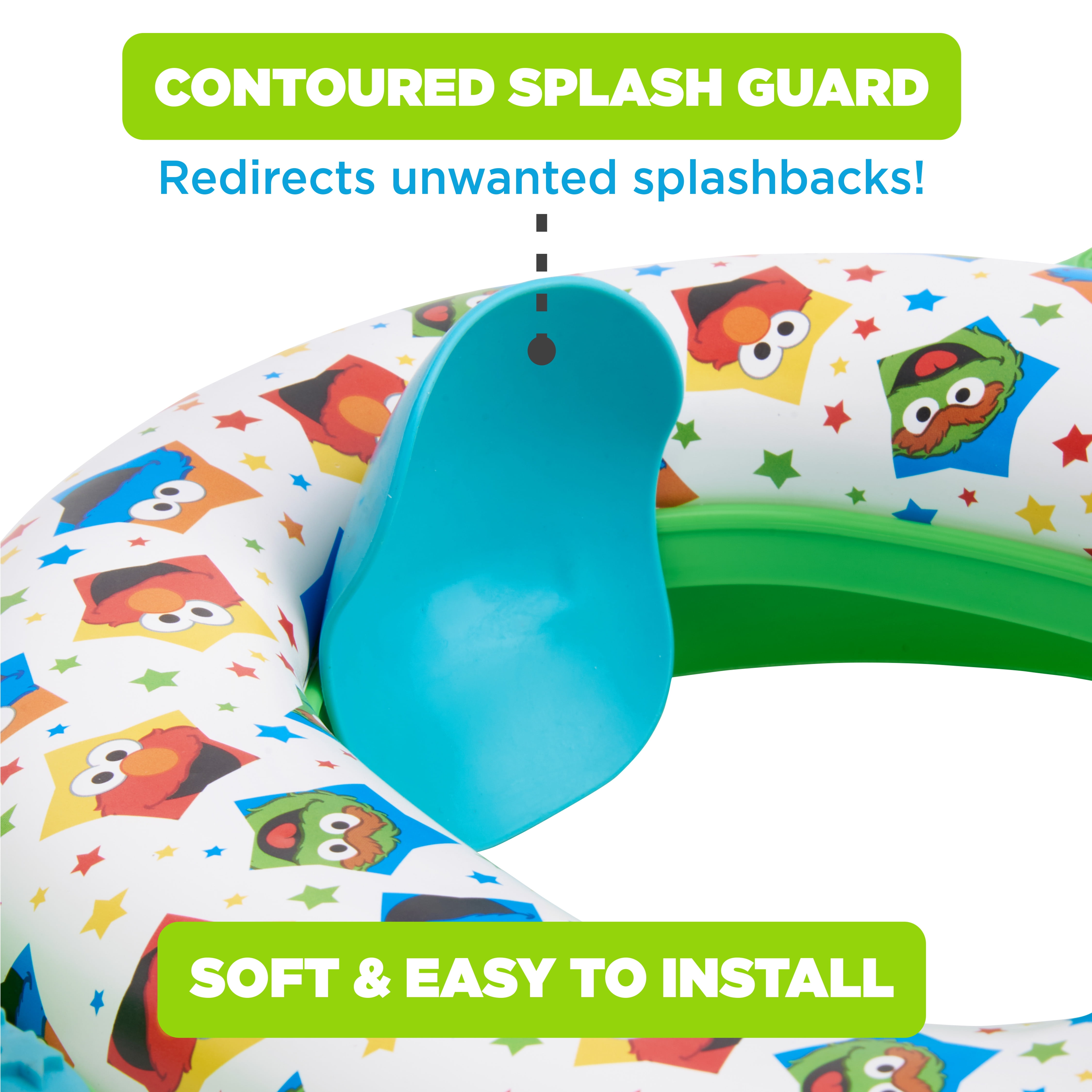 Sesame Street "Oh Yeah!" Deluxe Potty Seat with Sound, Unisex Potty Training Seat