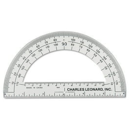 Open Center Protractor, Plastic, 4 Open Center Protractor, Plastic, 4