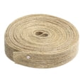 thumbnail image 3 of Unique Bargains 1 Roll Natural Burlap Fabric Ribbon 3/4 Inch Burlap Wired Ribbon Rustic Ribbon, 3 of 5