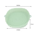 thumbnail image 2 of Revestimiento de silicona para freidora de aire para hornear Cesta de horno de parrilla reutilizable (165 cm) Verde Hugtrwg Para estrenar, 2 of 2