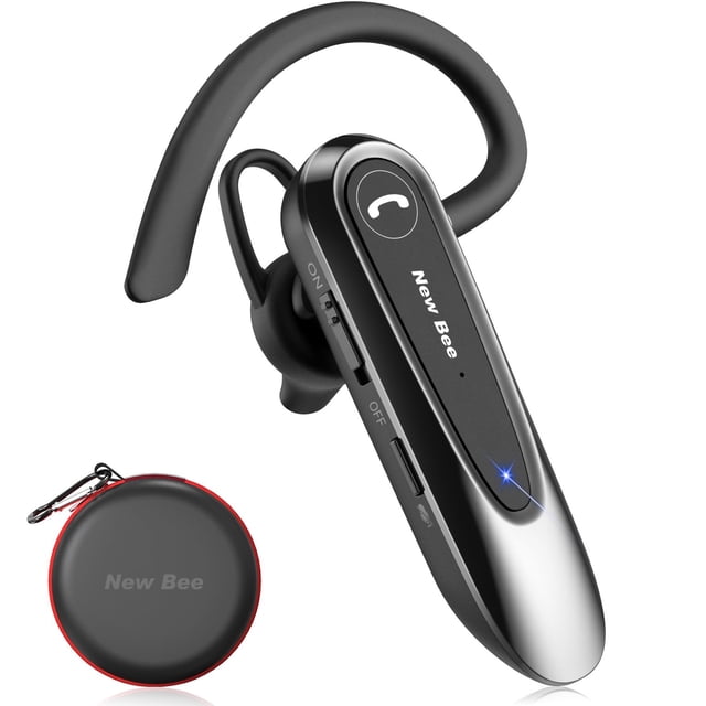 Audifonos Bluetooth Con Mic, Llamadas Inalámbricas, Transmisión de Música y Podcasts Desde Dispositivos Móviles, Negro New Bee B45