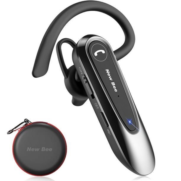 Audifonos Bluetooth Con Mic, Llamadas Inalámbricas, Transmisión de Música y Podcasts Desde Dispositivos Móviles, Negro New Bee B45