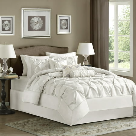 Piedmont Comforter Set (Full) White - 7pc