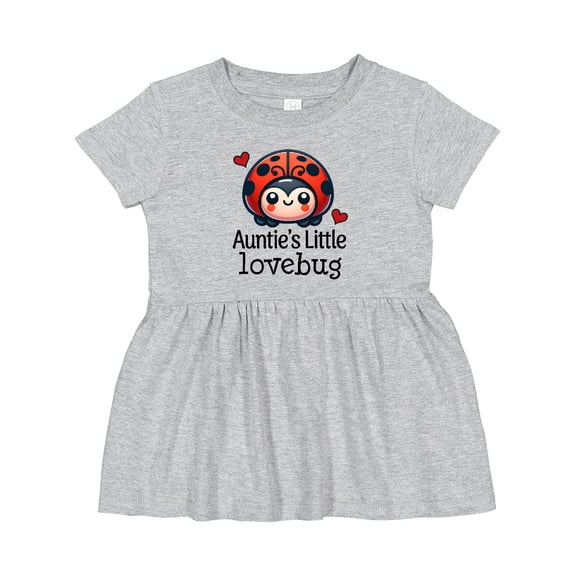 Inktastic Ladybug Niece Aunties Little Lovebug Girls Baby Dress