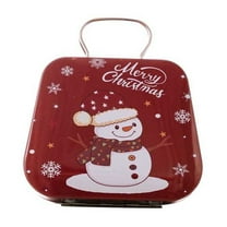 dajkiuy Christmas Candy Tins with Lid, Xmas Boxes Candy Storage Containers for Gift Giving Holiday Treat Party Gift Box