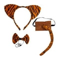 thumbnail image 1 of Disfraz de tigre para Halloween, diadema con orejas, diadema para Cosplay, aro para el pelo con cola de moño para disfraces de año Nuevo, espectáculos sin falda Yinane Disfraz De Tigre De Halloween, 1 of 8