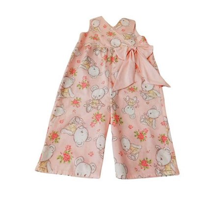 Troy x London girls cotton pink romper Size 2T