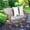 J, variant on Alphabet Letter Floral Decorative Throw Pillow Cover Square Cushion Protector for Sofa Bedroom Chair Home
