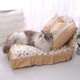 thumbnail image 4 of Cute Bow Cat Dog Bed With Pillow Princess Nest Small Medium Puppy Mattresses Sleeping Mat Detachable Pet Sofa Dog Beds Supplies ShopWise Round, 4 of 9