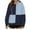 Navy-Fashion Sweatshirts, variant on Xcmzpl Womens Hoodies Plus Size Color Block Hooded Sweatshirt Athletic Pullover Tops Cotton Long Sleeve Shirts Early Fall Fashion