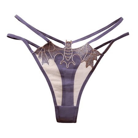 Fulorrnie Underwear for Women Seamless G String Comfort High Waisted Panties Thong Waistband Stretchable Panty  Light Purple  One Size