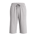 thumbnail image 6 of Inglocry Mens Bermuda Linen Shorts Knee Length Elastic Waist Drawstring Casual Wide Leg Summer Shorts with Pockets 2026 Gray M, 6 of 6