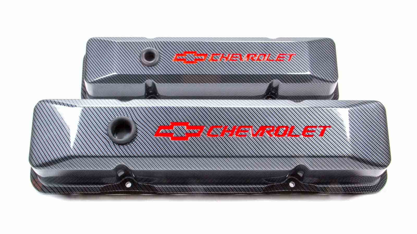 PROFORM SBC DieCast Carbon Fiber Look Valve Covers 2 pc P/N 141121
