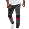 thumbnail image 2 of IROINNID Pant's For Men Relaxed d Belt Placket Zipper Decoration Personality Pocket Pants Print Elastic Waist Pants, 2 of 9