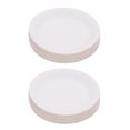 thumbnail image 4 of 50Pcs Paper Disposable Plates Children Painting Plates Portable White Graffiti Trays, 4 of 8