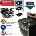 Customized Stovetop Protector Liners for LG Gas Ranges, Heat Resistant