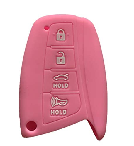 Pink Rpkey Silicone Keyless Entry Remote Control Key Fob Cover Case protector Replacement Fit For Ford Lincoln Mercury OUCD6000022 164-R8046 164-R7040 CWTWB1U722 