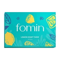 FOMIN - Antibacterial Paper Soap Sheets for Hand Washing - (100 Sheets) Lemon Portable Travel Soap Sheets, Dissolvable Camping Mini Soap, Portable Soap Sheets