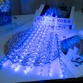 thumbnail image 3 of Guirnalda de luces LED para lluvia de meteoritos para exteriores, 30/50 cm, forma de gota de lluvia, para decoración navideña, fiestas y jardines, 3 of 5
